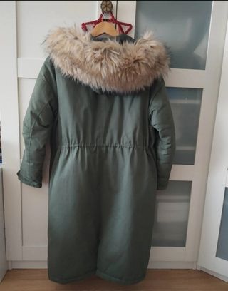 Abrigo largo oversized acolchado 