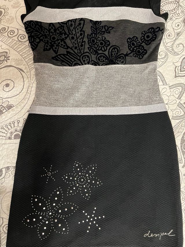 2 vestidos pichi Desigual t 38 otoño invierno