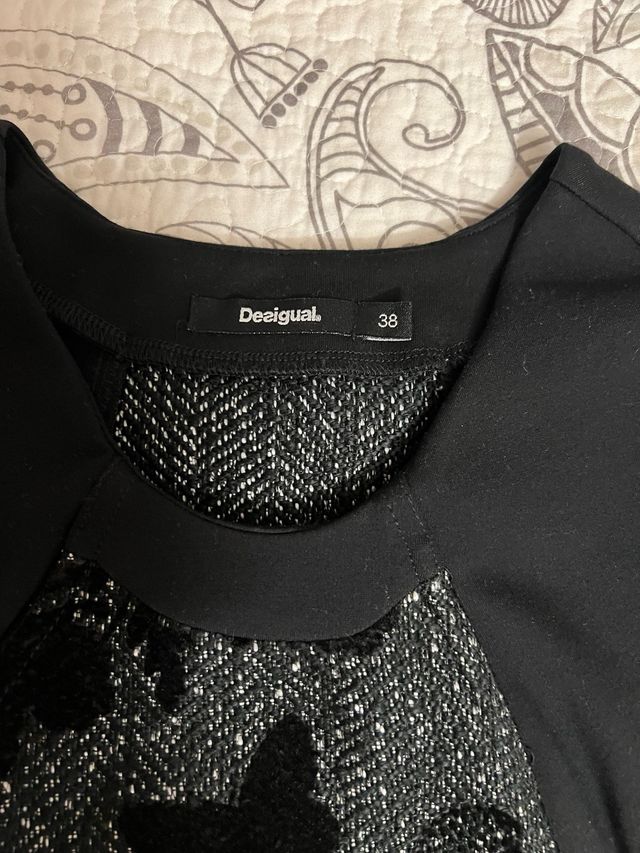 2 vestidos pichi Desigual t 38 otoño invierno