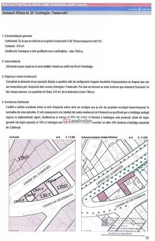 Solar en venta en El Carmel en Barcelona