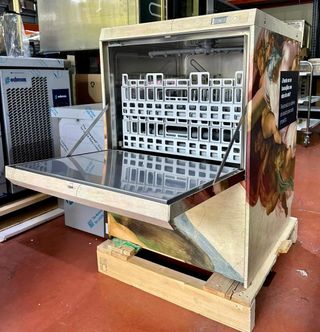 LAVAVAJILLAS INDUSTRIAL CON BOMBA DE DESAGÜE