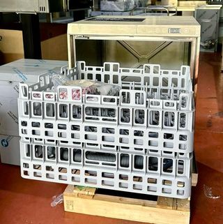 LAVAVAJILLAS INDUSTRIAL CON BOMBA DE DESAGÜE