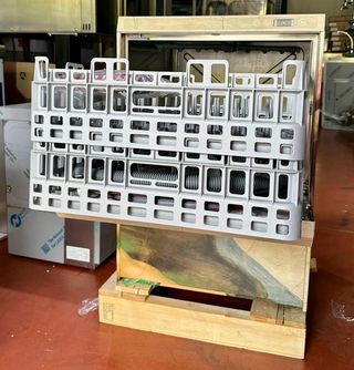 LAVAVAJILLAS INDUSTRIAL CON BOMBA DE DESAGÜE