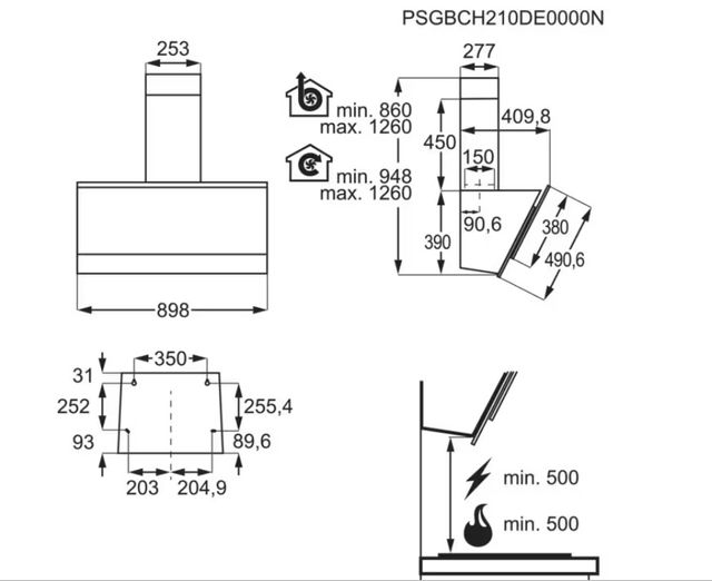 Campana AEG DVE5971HG