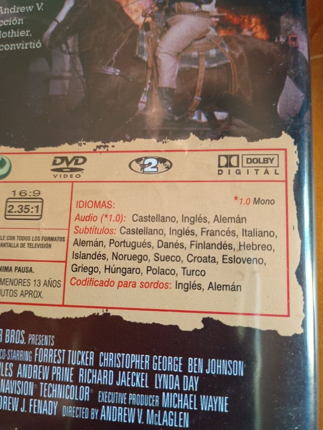 Lote 2 DVD western