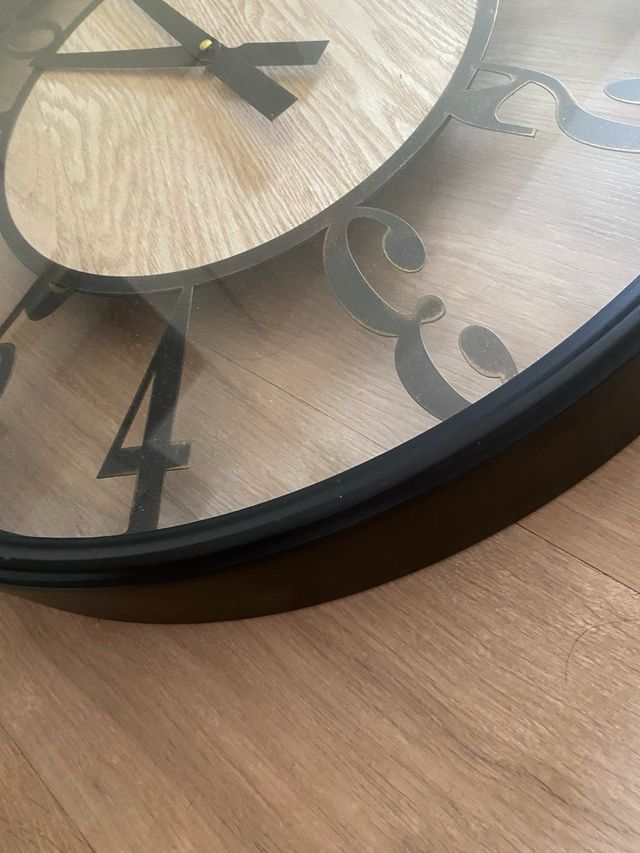 Reloj pared estilo industrial