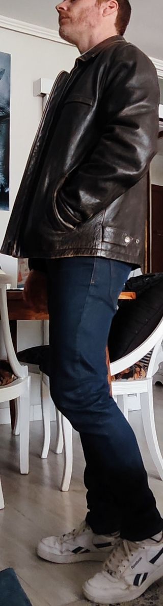 Chaqueta de piel vintage chevignon