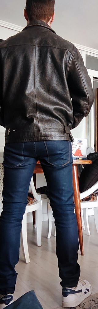 Chaqueta de piel vintage chevignon