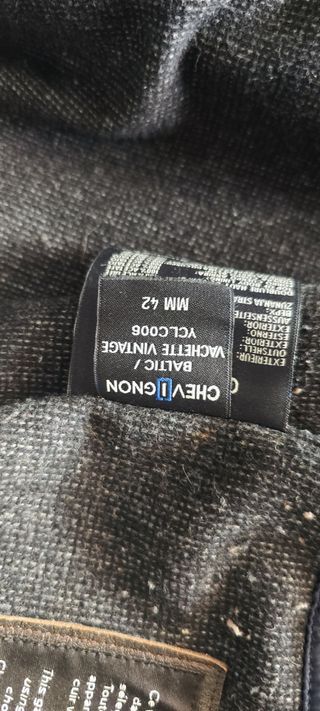 Chaqueta de piel vintage chevignon