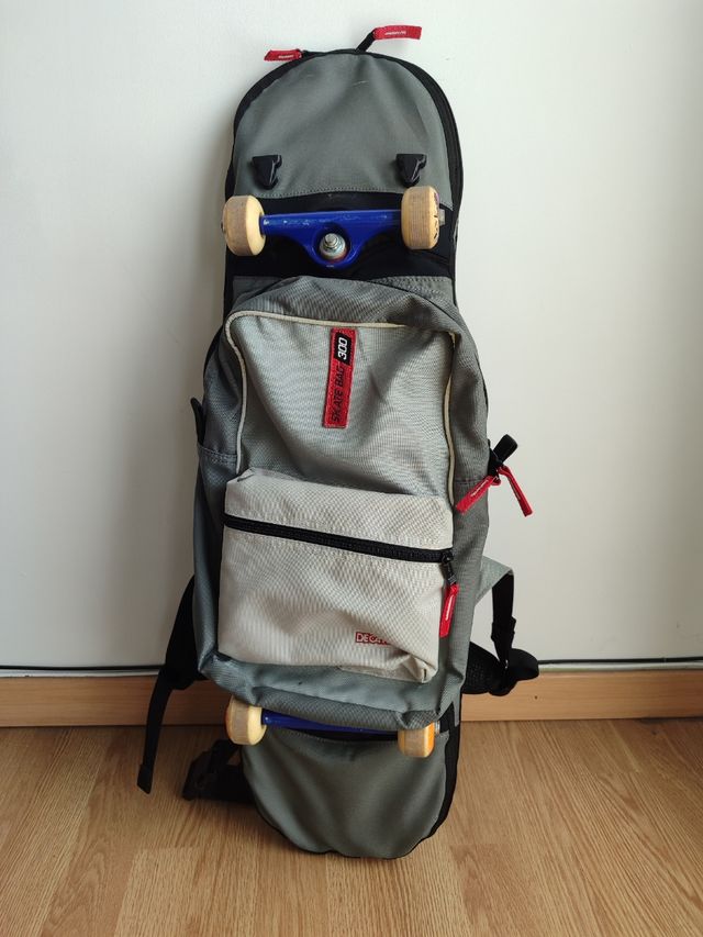 Skate + mochila