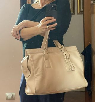 Borsa in vera pelle