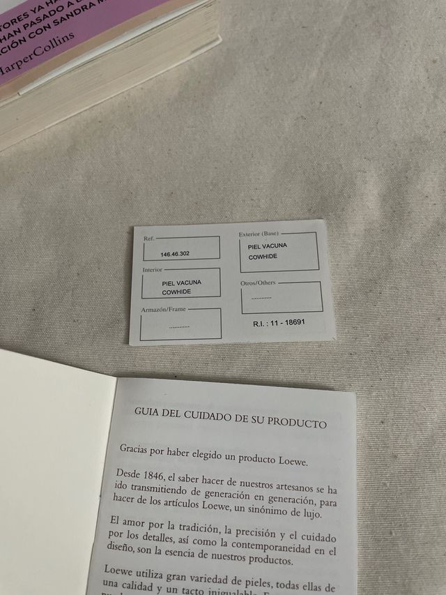Bolso loewe piel