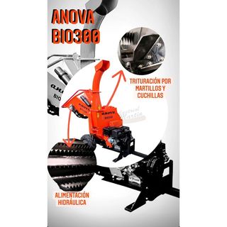 BIOTRITURADORA BIO300 15CV Ø 120mm ANOVA