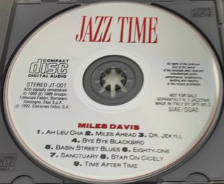 CD Miles Davis " Jazz Time"