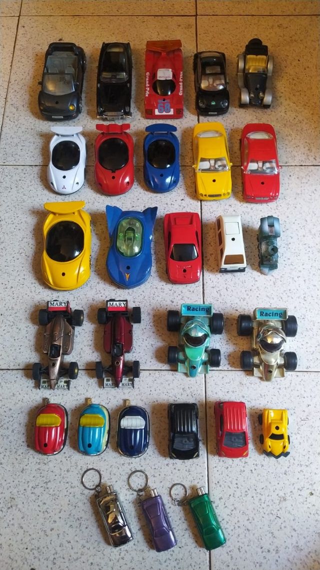 Lote colección 28 coches mecheros antiguos... 
