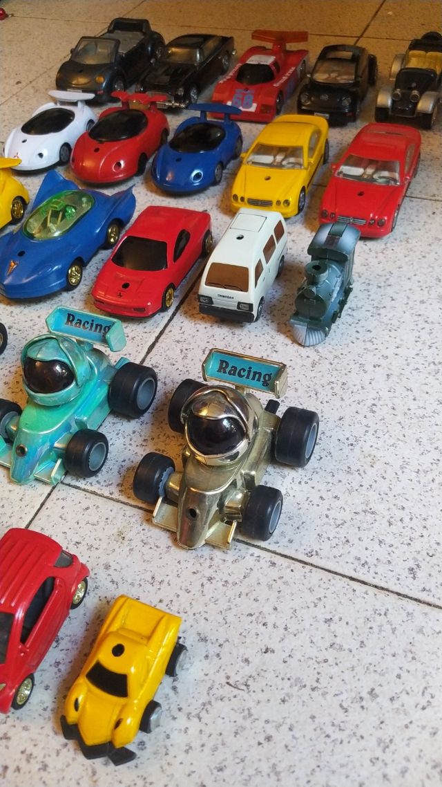 Lote colección 28 coches mecheros antiguos... 