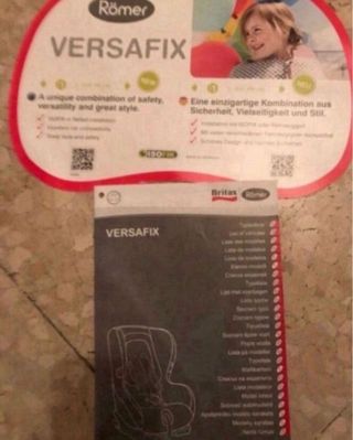 Silla bebe para coche Römer versafix Brit