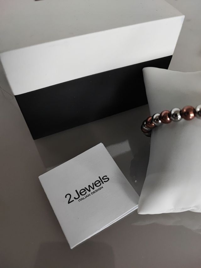 Bracciale in acciaio 2 Jewels
