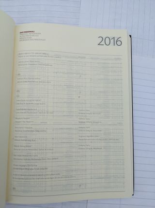 Agenda 2016 stile Fiorentino Firenze italia