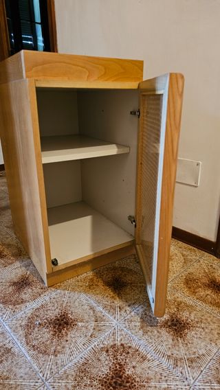 Mobili bagno in bamboo e vimini