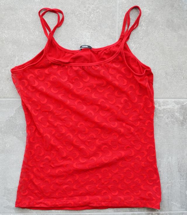 canotta tezenis rosso mezzaluna