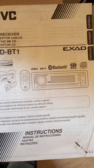 Radio de coche JVC 