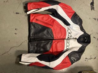 Chaqueta cuero moto alpinestar