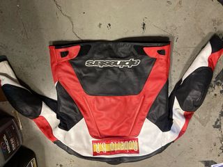 Chaqueta cuero moto alpinestar