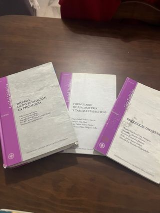 lote Libros psicologia UNED y otros