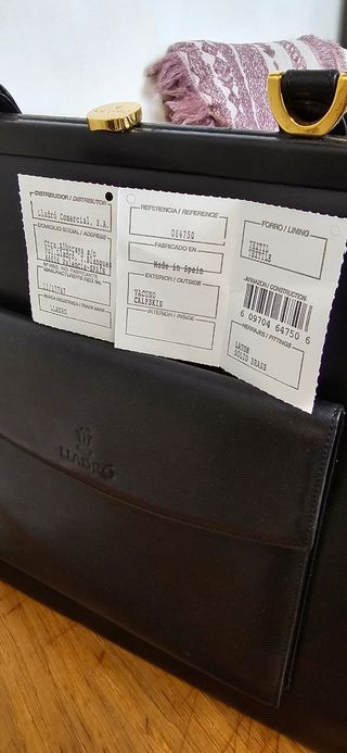 Bolso Cartera Lladró. Vintage. 