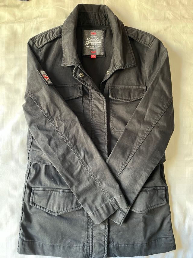 Cazadora negra desmontable  Superdry