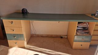 Mesa escritorio grande madera maciza