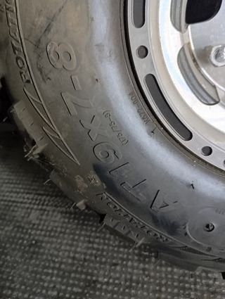 Rueda 19 x 7-8 + neumatico kenda k572