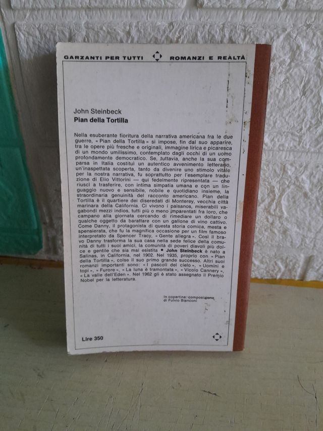 Pian della Tortilla Steinbeck John