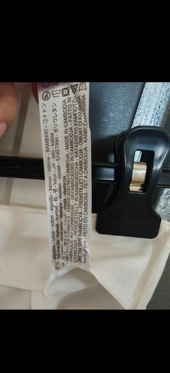 Zara pantaloncino bianco