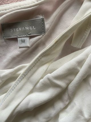 Vintage glam coquette y2k urban white top