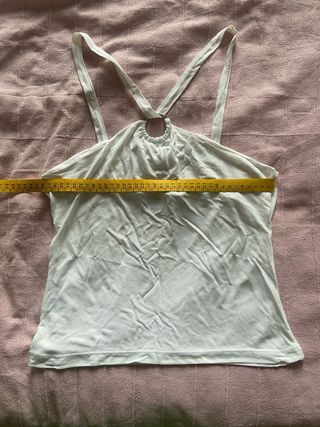 Vintage glam coquette y2k urban white top