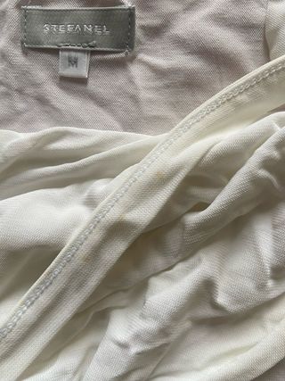 Vintage glam coquette y2k urban white top