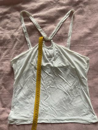 Vintage glam coquette y2k urban white top
