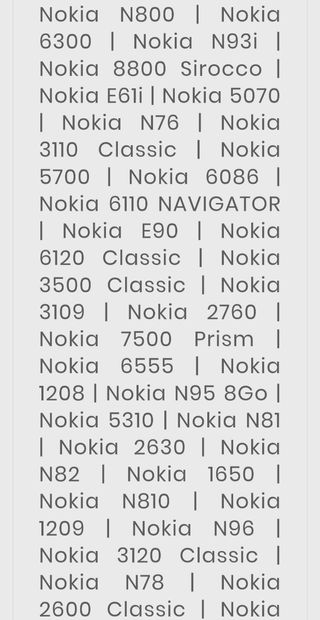 Cargador Nokia Ac-3E