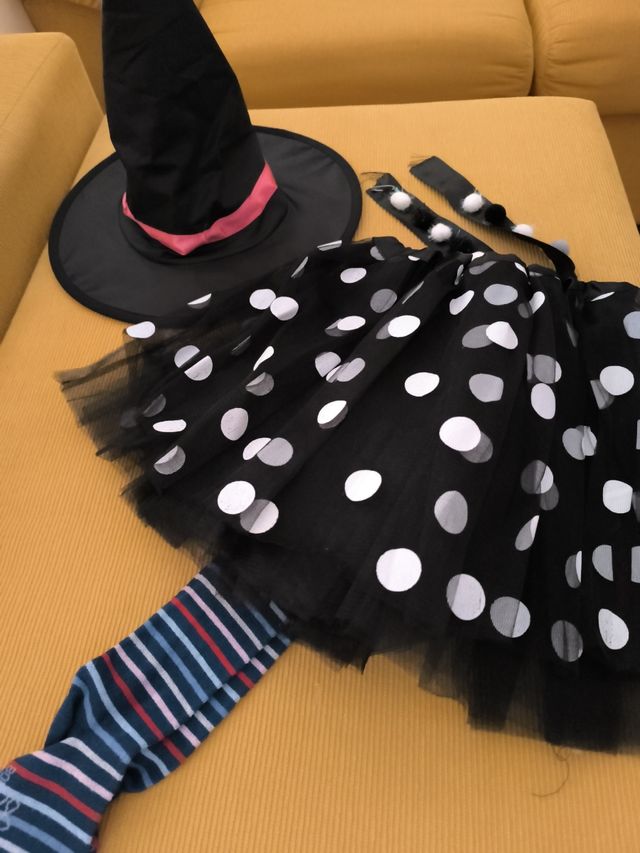 Disfraz bruja 5-7 años _Halloween