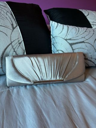 Bolso de fiesta plateado