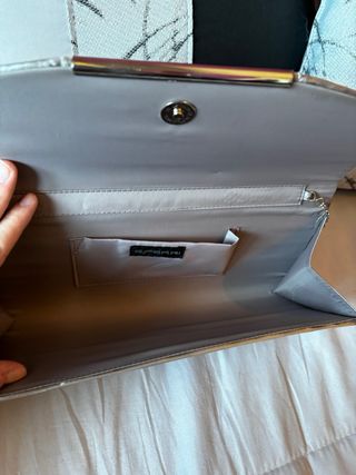 Bolso de fiesta plateado