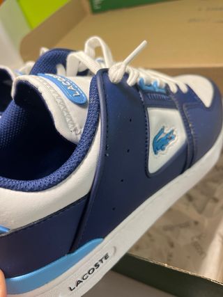 Bambas Lacoste azules (originales con etiqueta)