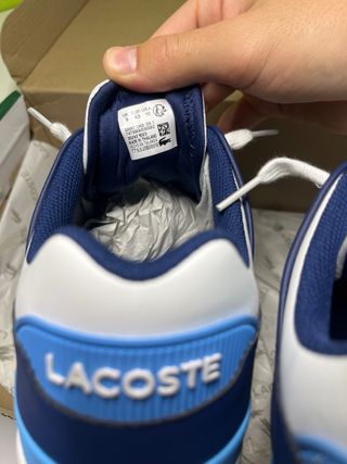 Bambas Lacoste azules (originales con etiqueta)