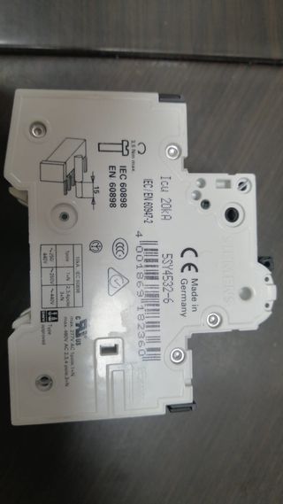 Interruttori magnetotermici Siemens 5SY45MCB B32
