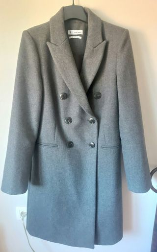 Abrigo gris con lana de Easy Wear