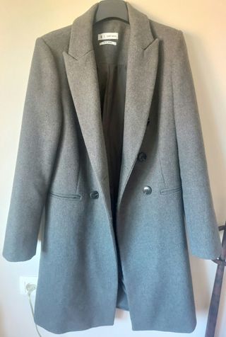 Abrigo gris con lana de Easy Wear