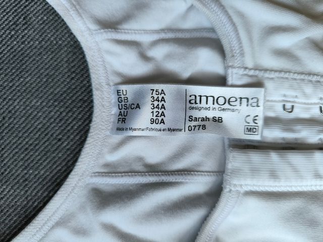 Sujetador Amoena Sarah SB White FR 90A