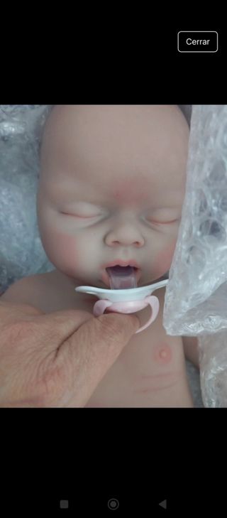 Reborn silicona blanda niña 50 cm